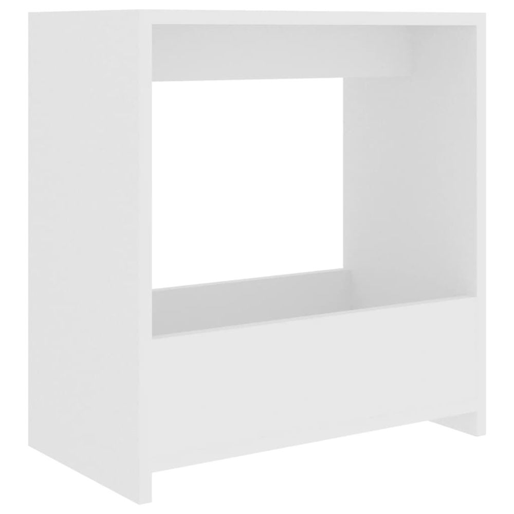 Vidaxl Príručný stolík biely 50x26x50 cm drevotrieska
